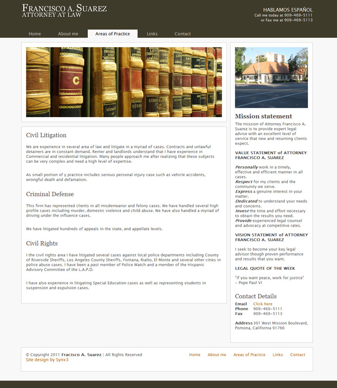 Francisco A. Suarez Attorney at Law