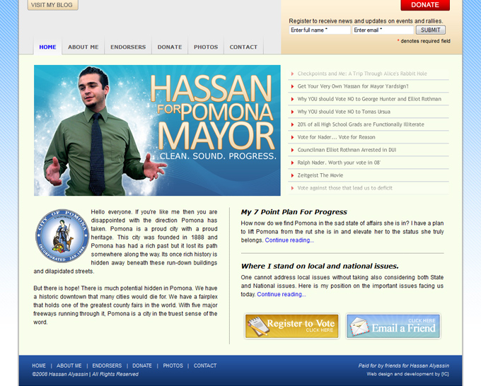 Hassan For Pomona Mayor