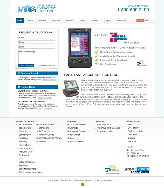 Hospitality Technology Systems, Inc.